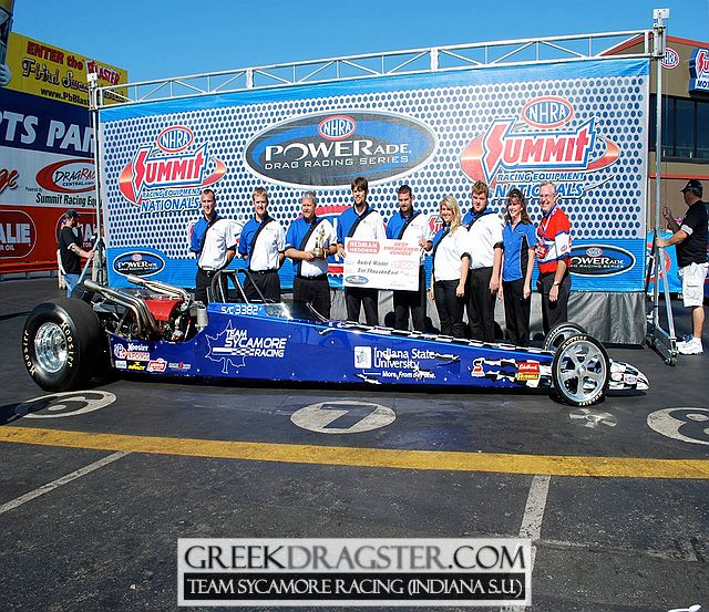 Team Sycamore Racing - Indiana State University (c) greekdragster.com - The Greek Drag Racing Site